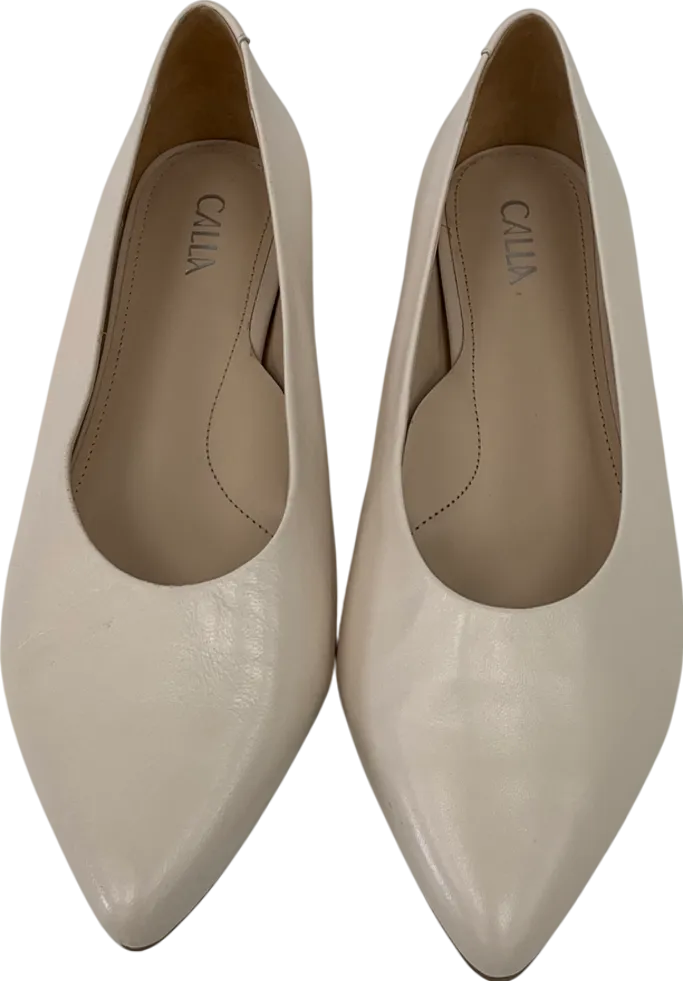Calla Nude Lucinda Leather Pumps UK 9 EU 42 👠