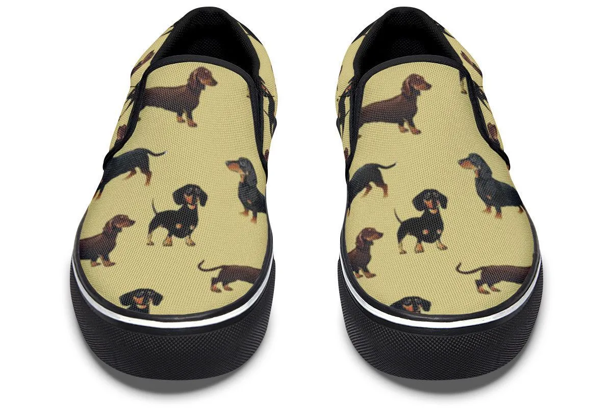 Dachshund Slip-On Shoes