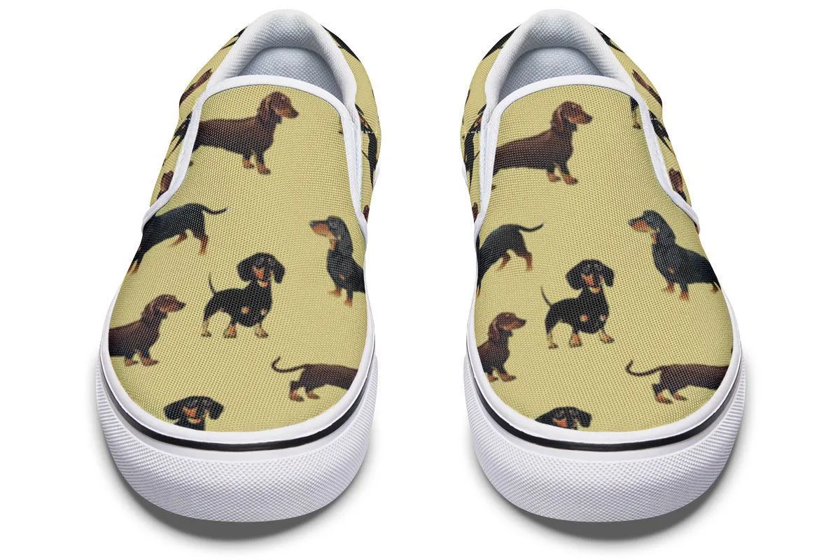 Dachshund Slip-On Shoes