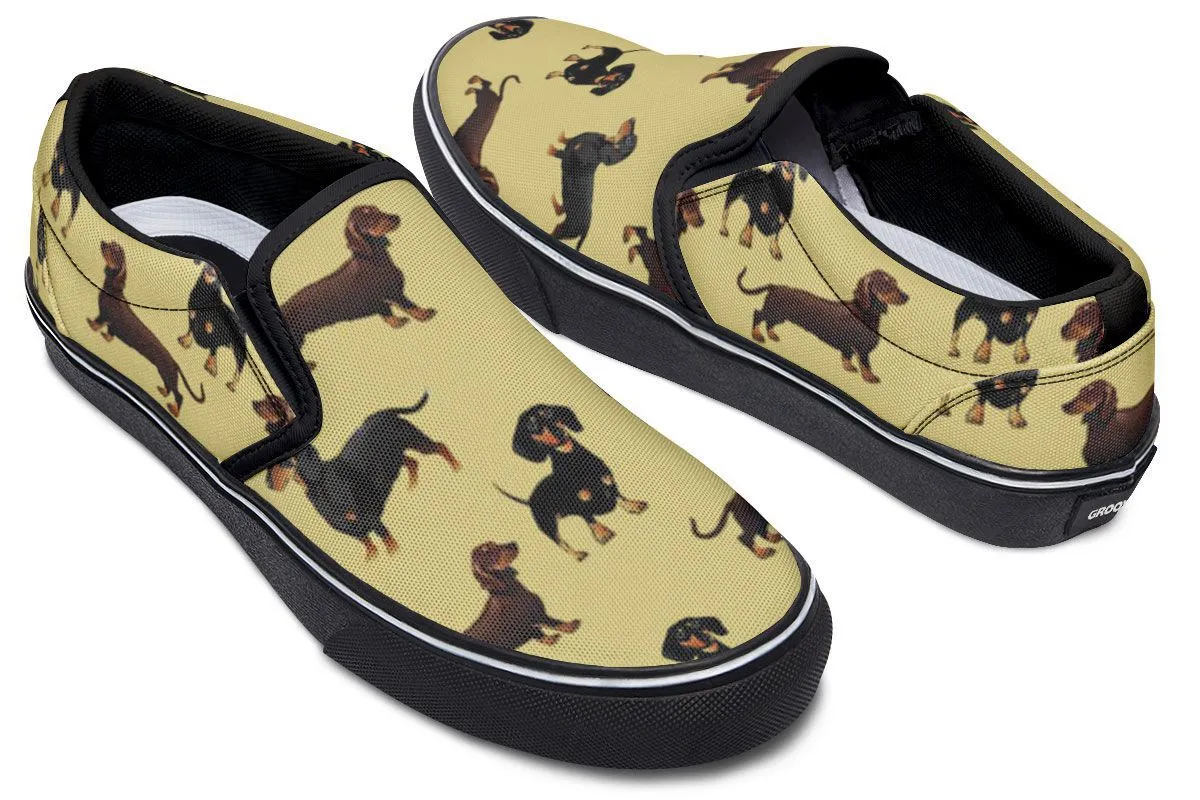 Dachshund Slip-On Shoes