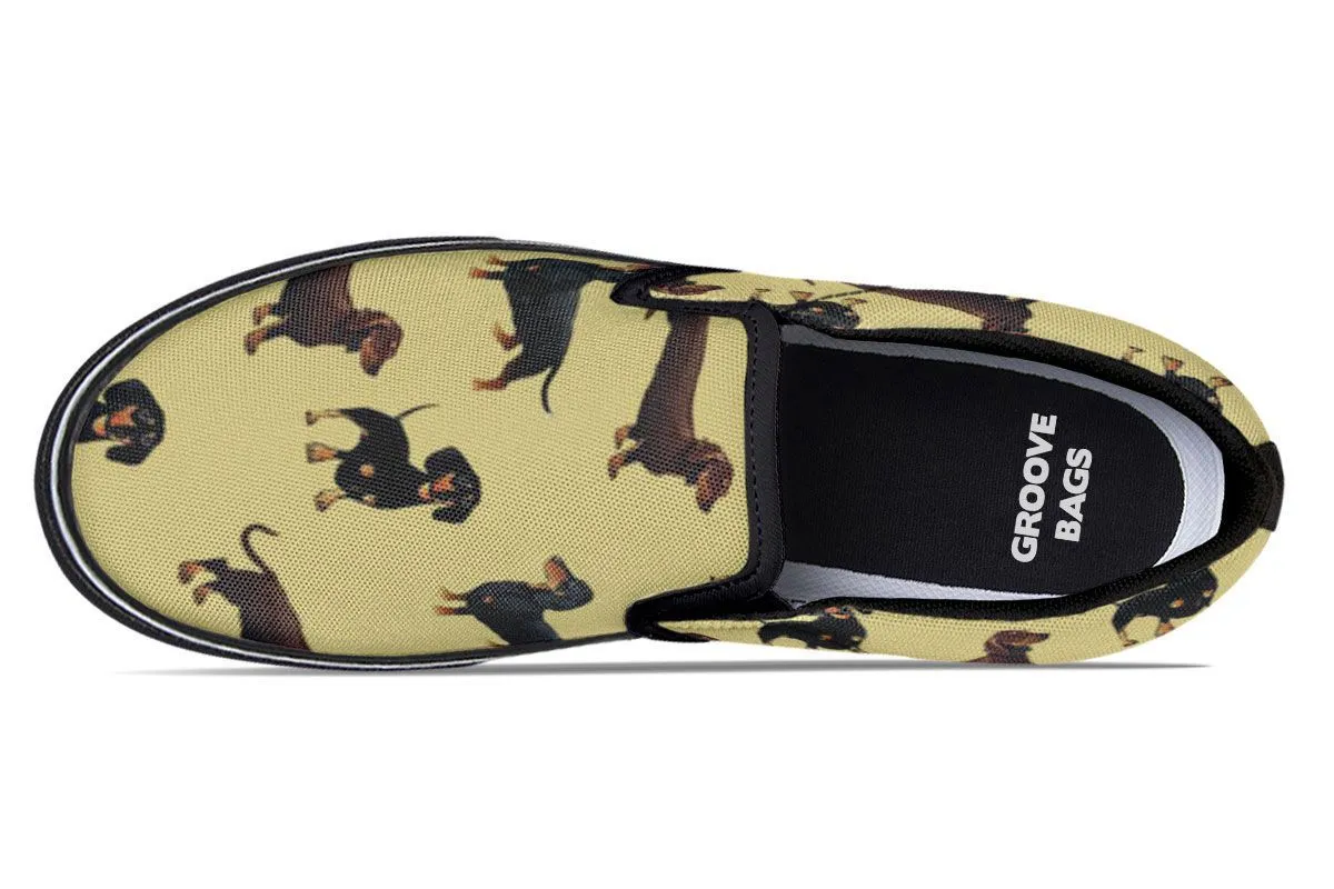 Dachshund Slip-On Shoes