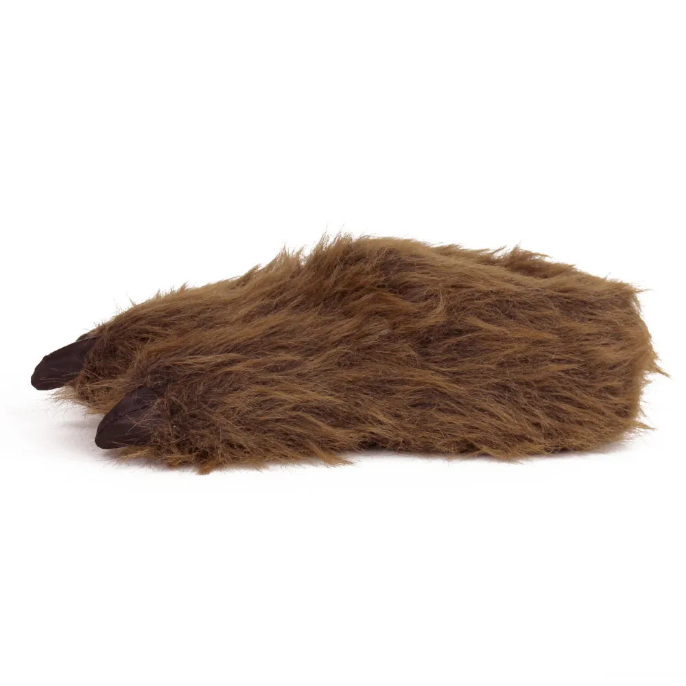 Grizzly Bear Paw Novelty Slippers JulesRoche Furry Comfortable