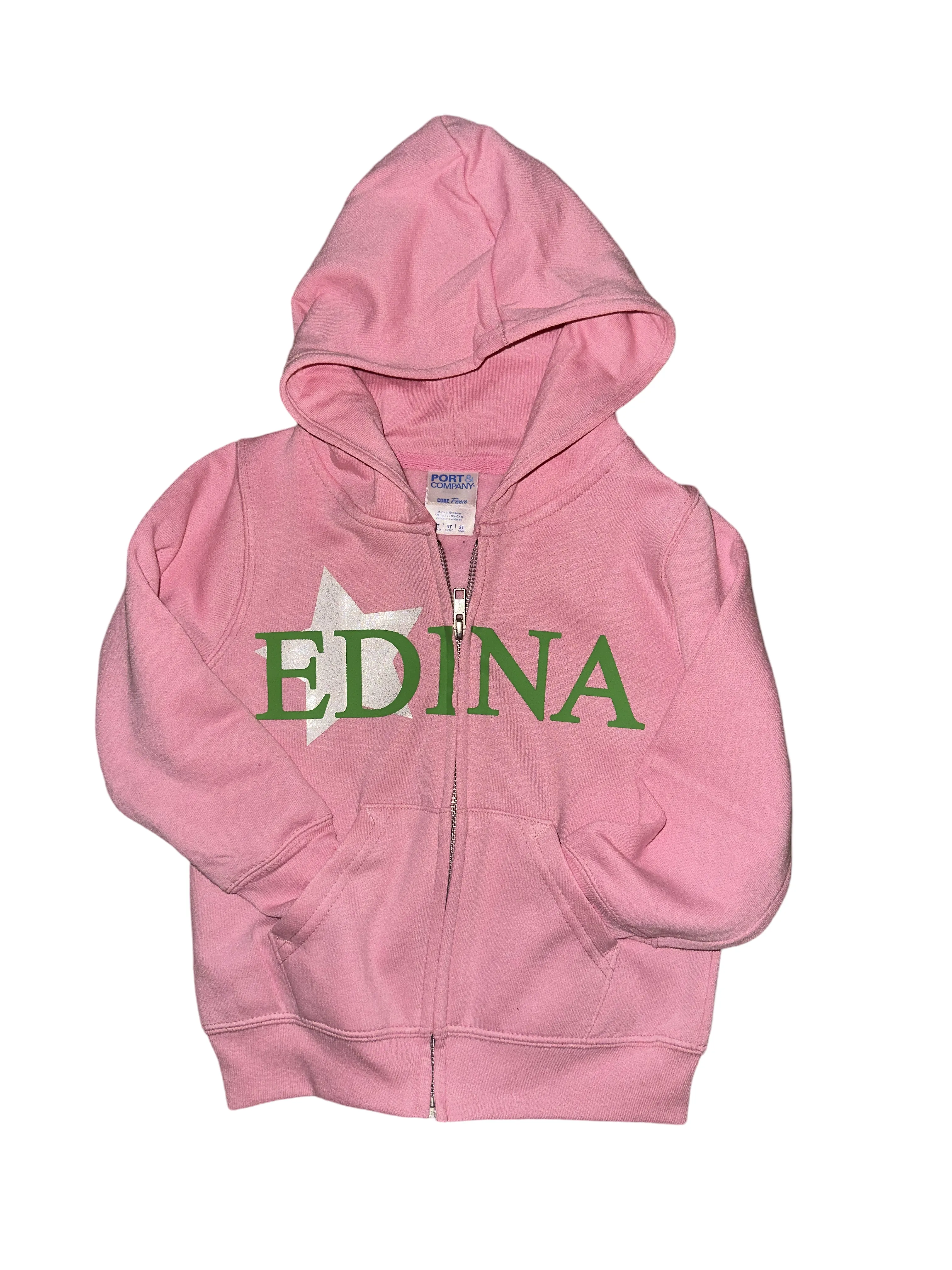 Littles! Light Pink Zip Hoody