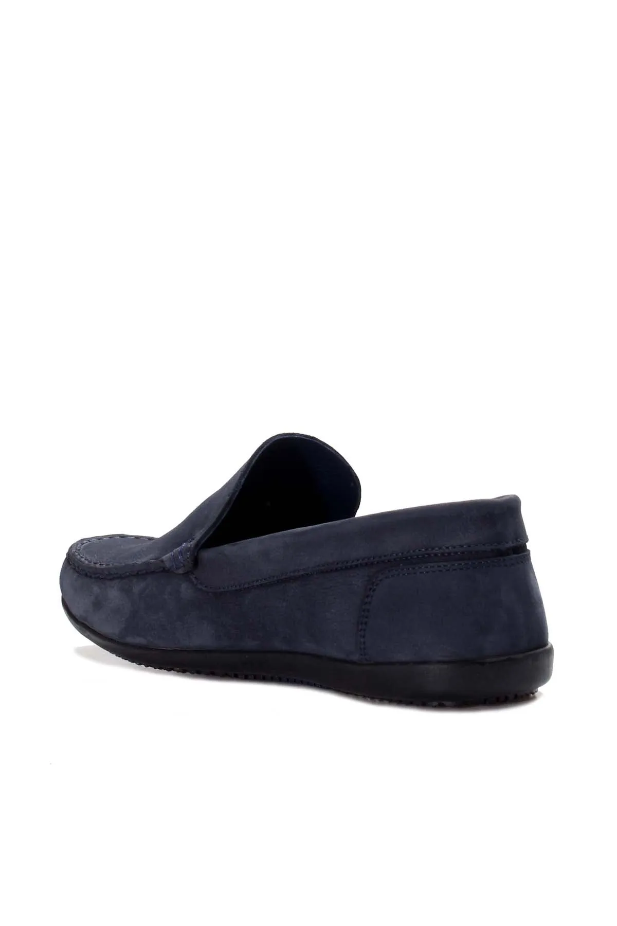 Navy Blue Loafers-Wessi