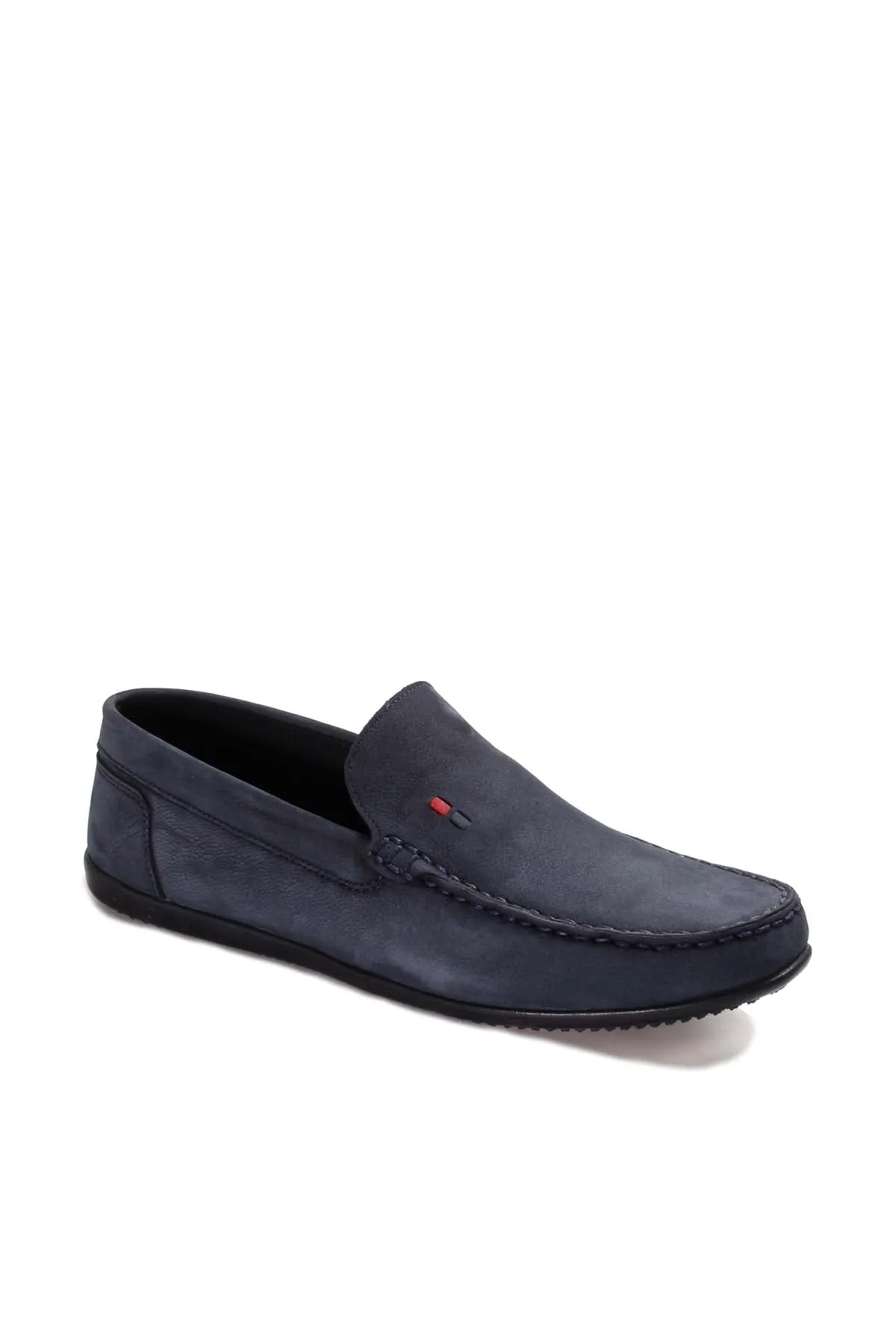 Navy Blue Loafers-Wessi