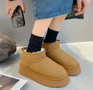 New Stylish Plush Casual Warm Short Comfortable Snow Boot