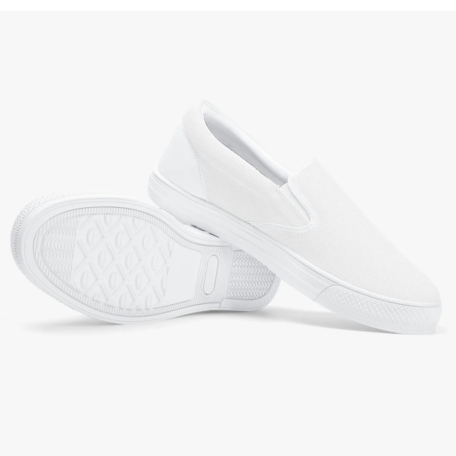 Officially Sexy Purple Laser Classic Slip-On Shoes - White/Black