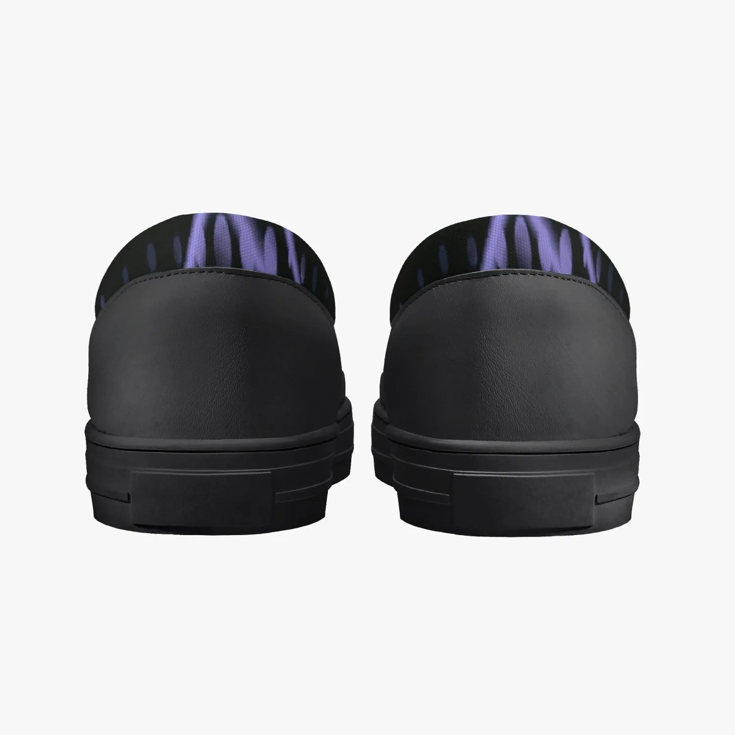 Officially Sexy Purple Laser Classic Slip-On Shoes - White/Black
