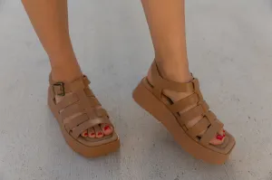 OTBT - ARCHAIC in NUDE Platform Sandals