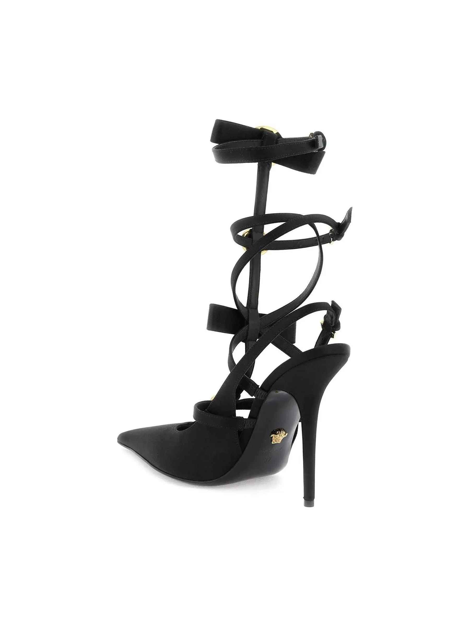Satin Slingback Pumps
