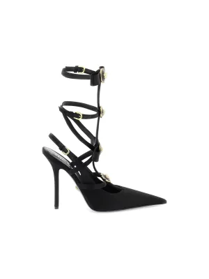 Satin Slingback Pumps