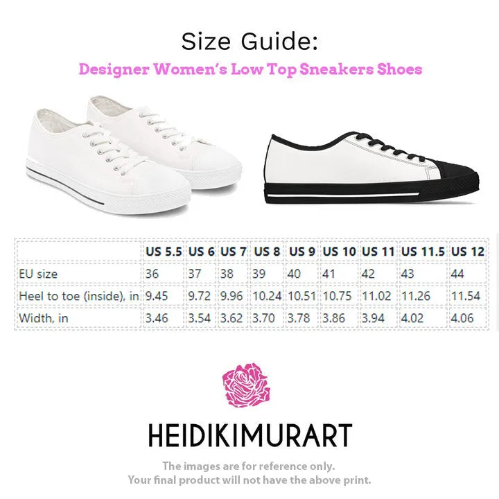Yellow Cow Print Sneakers, Cow Animal Print Women's Sneakers, Best Low Top Sneakers (US Size: 5.5-12)